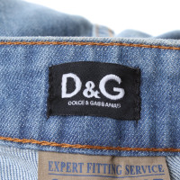 D&G Capri-jeans in lichtblauw