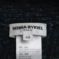 Sonia Rykiel Vest in Petrol/zwart