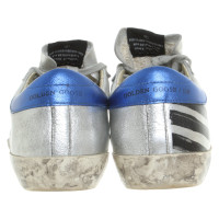 Golden Goose Trainers Leather in Silvery