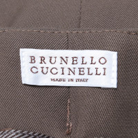 Brunello Cucinelli Pantalon coloris taupe