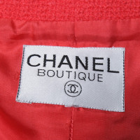 Chanel Bouclé-Blazer in Rot