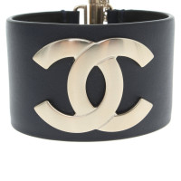 Chanel Leather bracelet in dark blue