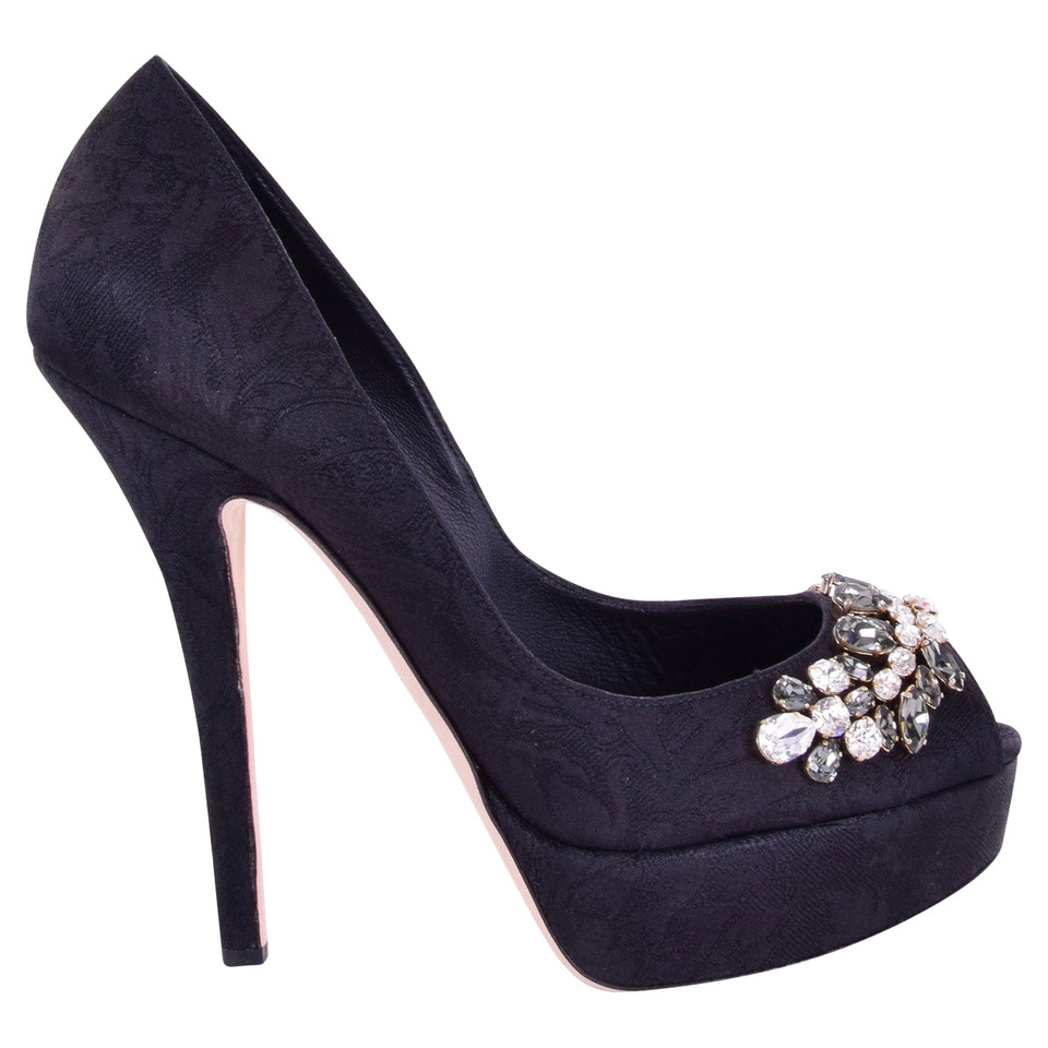 Dolce & Gabbana Pumps/Peeptoes in Schwarz