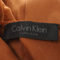 Calvin Klein ottica di seta della camicia lunga