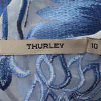Thurley Schede jurk in blauw / wit