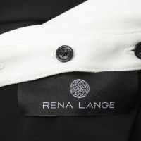 Rena Lange Schwarzes Kleid mit Bubikragen
