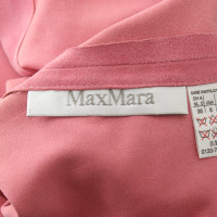 Max Mara Blouse en cuir rose