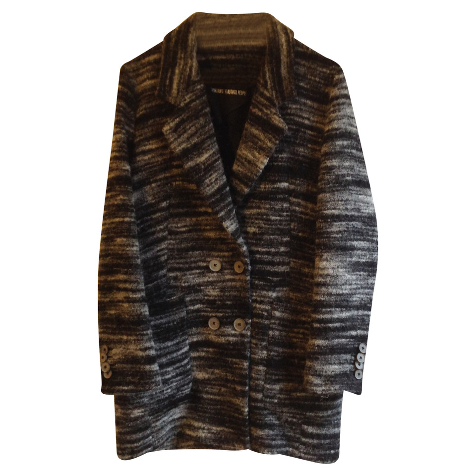 Drykorn Coat in black / grey