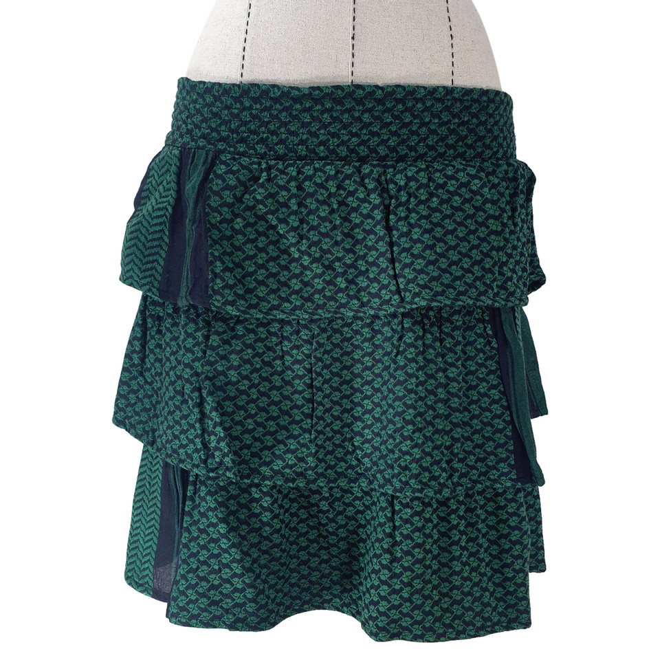 Cecilie Copenhagen Skirt Cotton in Green