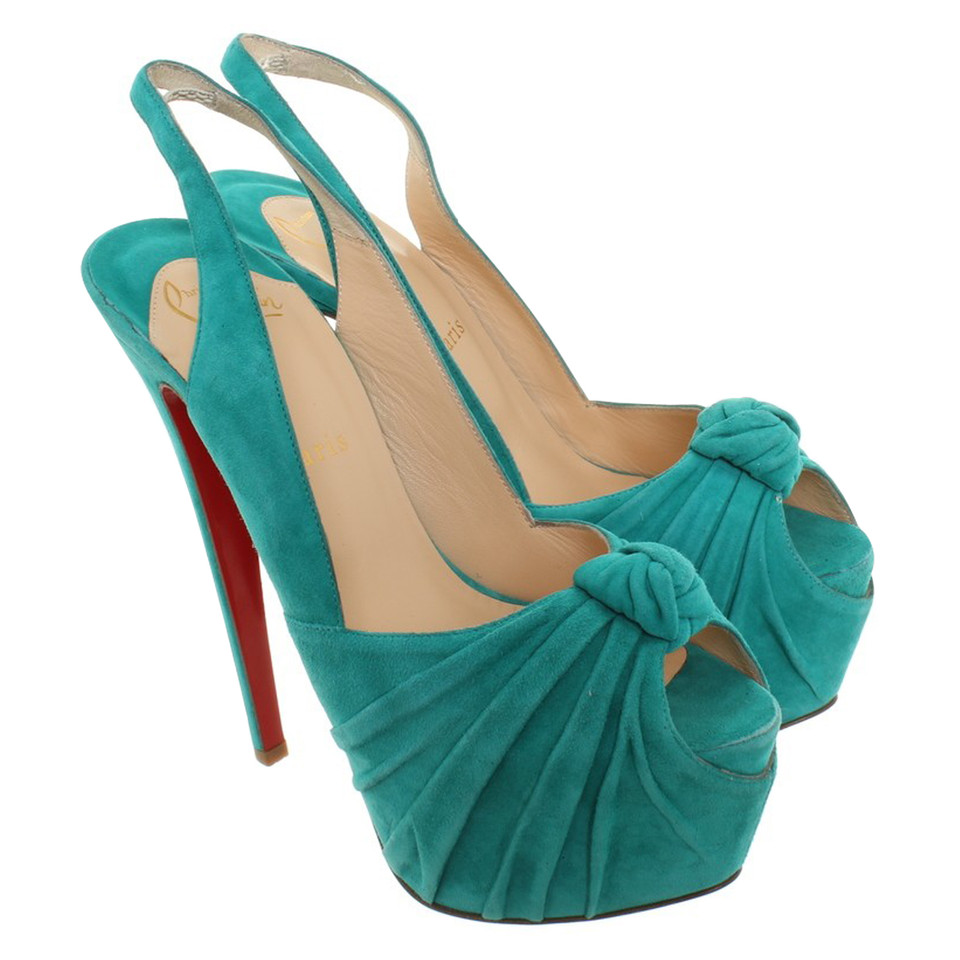 Christian Louboutin Peep-toes Suede