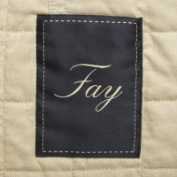 Fay Gewatteerde jas in zwart / beige
