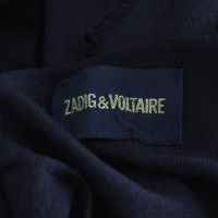 Zadig & Voltaire Oberteil aus Wolle in Blau