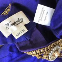 Temperley London Robe en soie avec des ornements