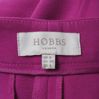 Hobbs pantalon froissé Fuchsia