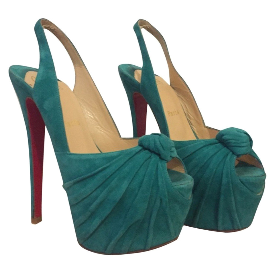 Christian Louboutin Pumps/Peeptoes aus Wildleder