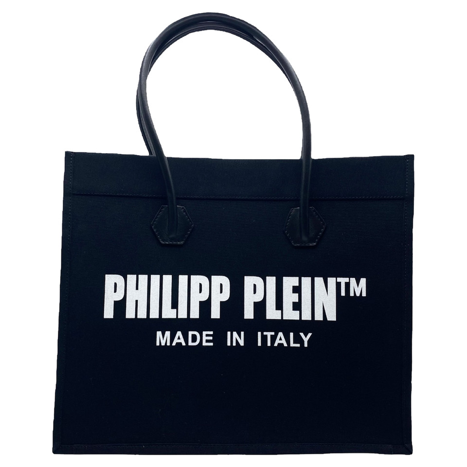 Philipp Plein Shopper en Toile en Noir