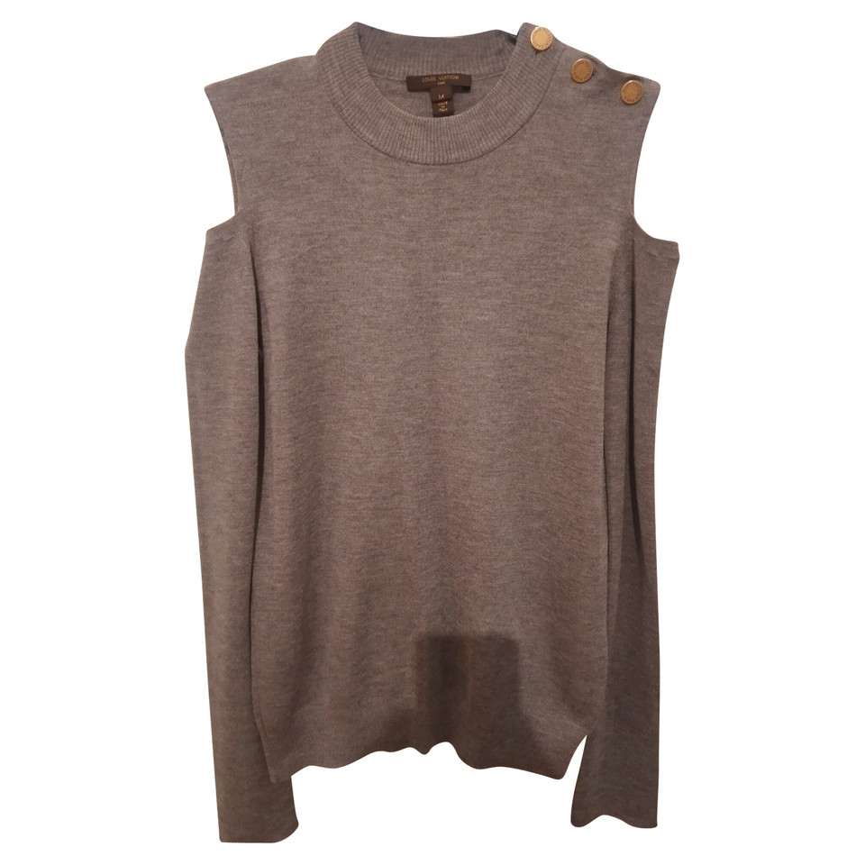 Louis Vuitton Top Cashmere in Grey