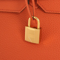Hermès Birkin Bag 35 en Cuir en Orange