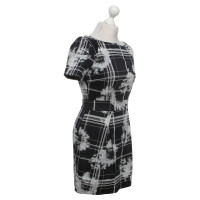 French Connection Dress in black and white