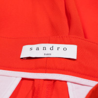 Sandro Paire de Pantalon en Orange
