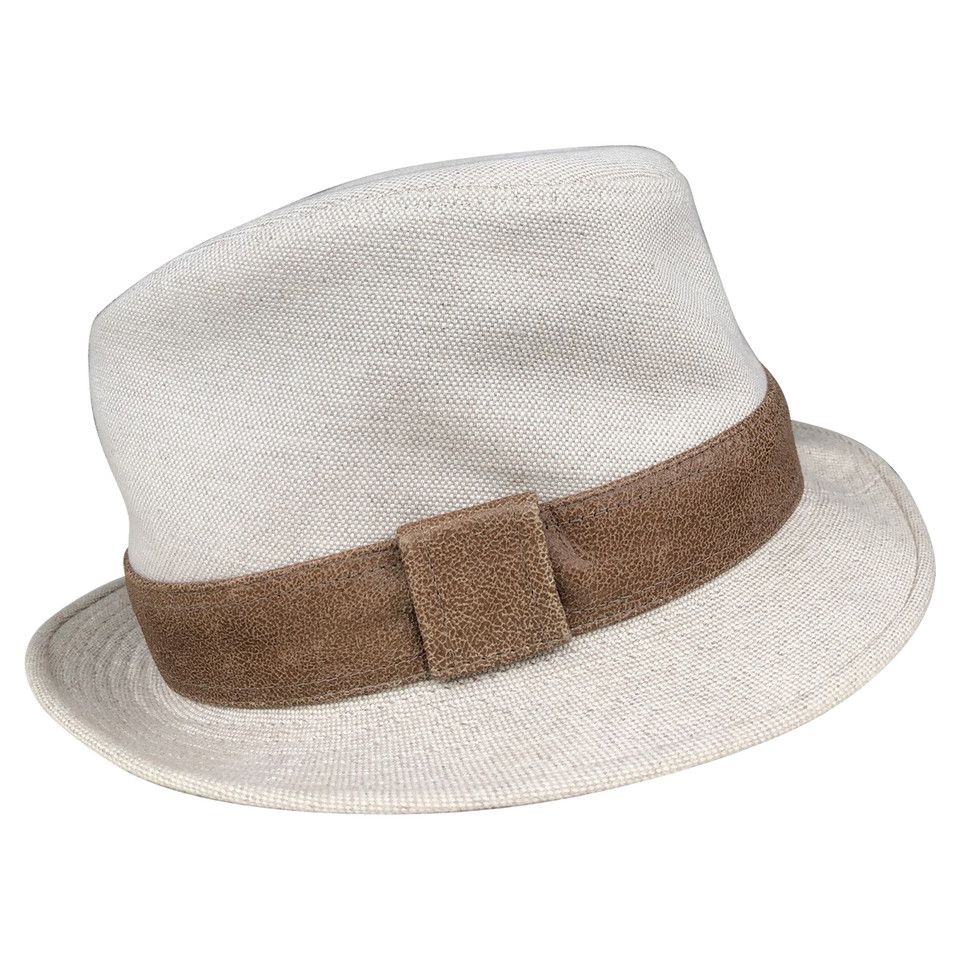 Hermès Hut/Mütze aus Leinen in Beige
