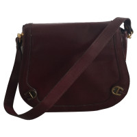 Aigner Handbag Leather in Bordeaux