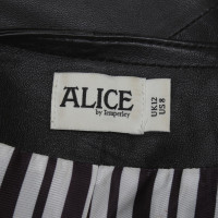Alice By Temperley Leather blazer in black
