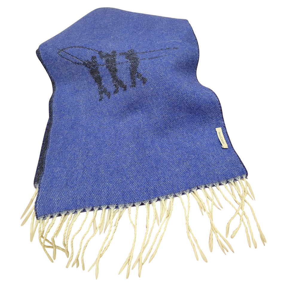 Henry Cotton's Schal/Tuch aus Wolle in Türkis