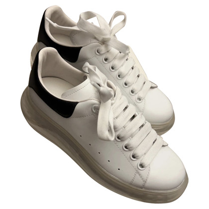 Alexander McQueen Sneakers Leer in Wit