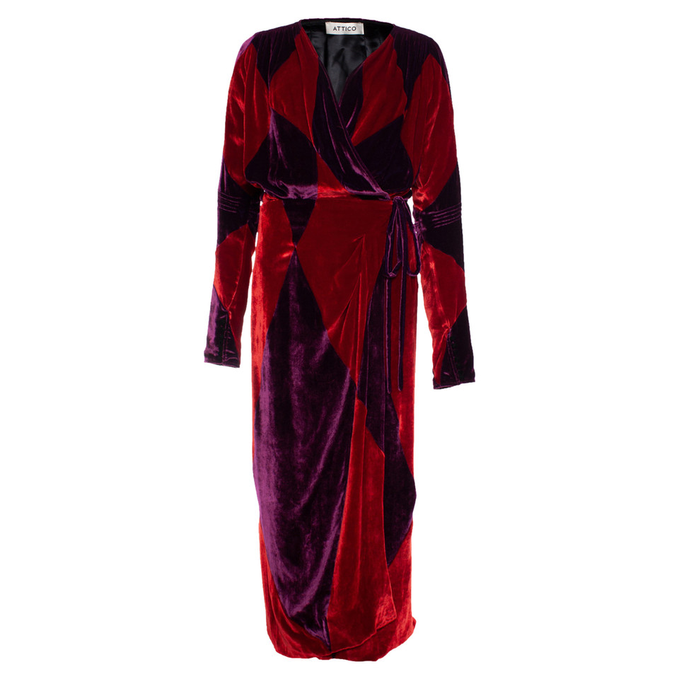Attico Kleid aus Viskose in Rot