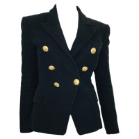 Balmain Blazer aus Baumwolle in Schwarz