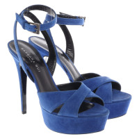 Barbara Bui Sandals Suede in Blue