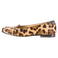 Gucci Pony fur slippers with Leopard print