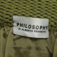 Philosophy Di Alberta Ferretti Minirok in Green