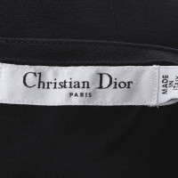 Christian Dior Seiden-Kleid in Schwarz