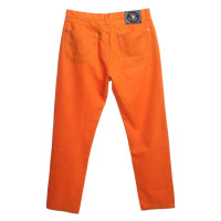 Versace Patterned jeans in orange