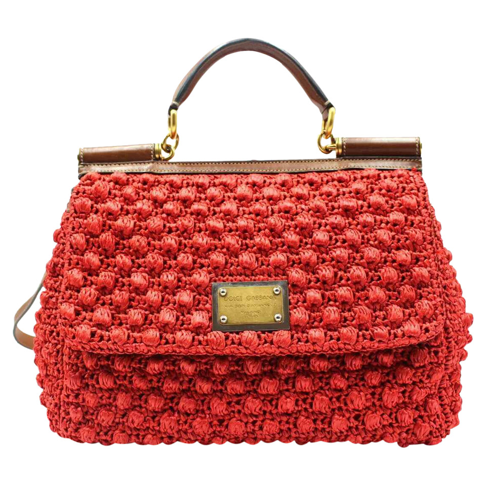 Dolce & Gabbana Sicily Bag en Rouge