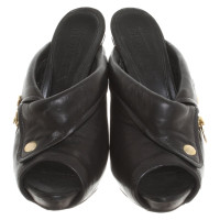 Alexander McQueen Sandals Leather in Black
