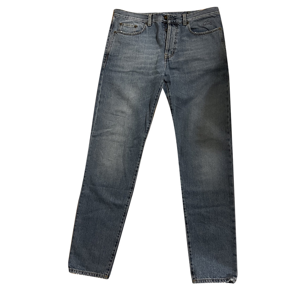 Saint Laurent Jeans in Cotone in Blu