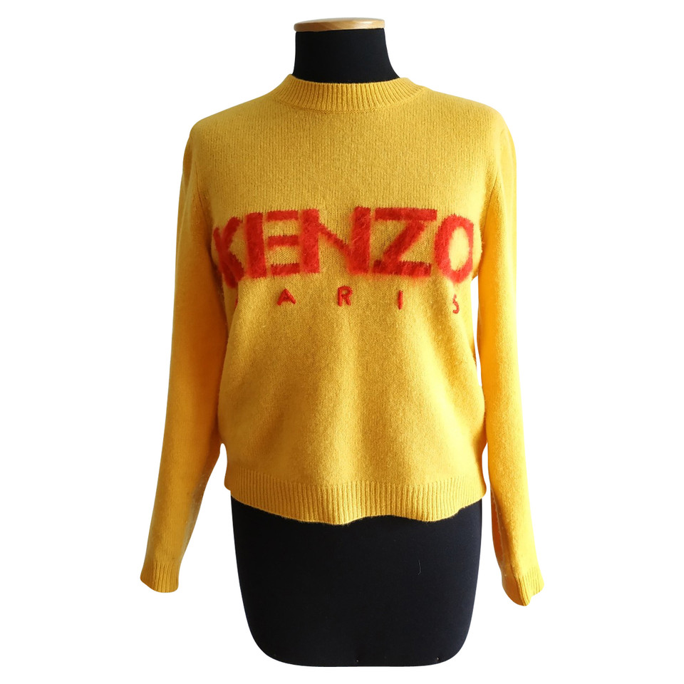 Kenzo Strick aus Wolle in Gelb