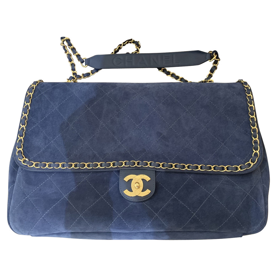 Chanel Chanel X Pharrell - Tote Bag Suède in blauw