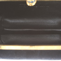 Alexander McQueen Velvet box clutch