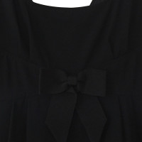 Moschino Zwarte jurk met strik detail
