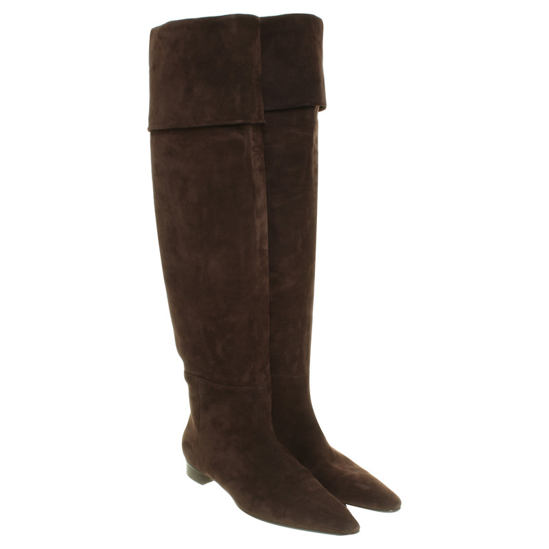 Unützer Thigh high boots in Brown 
