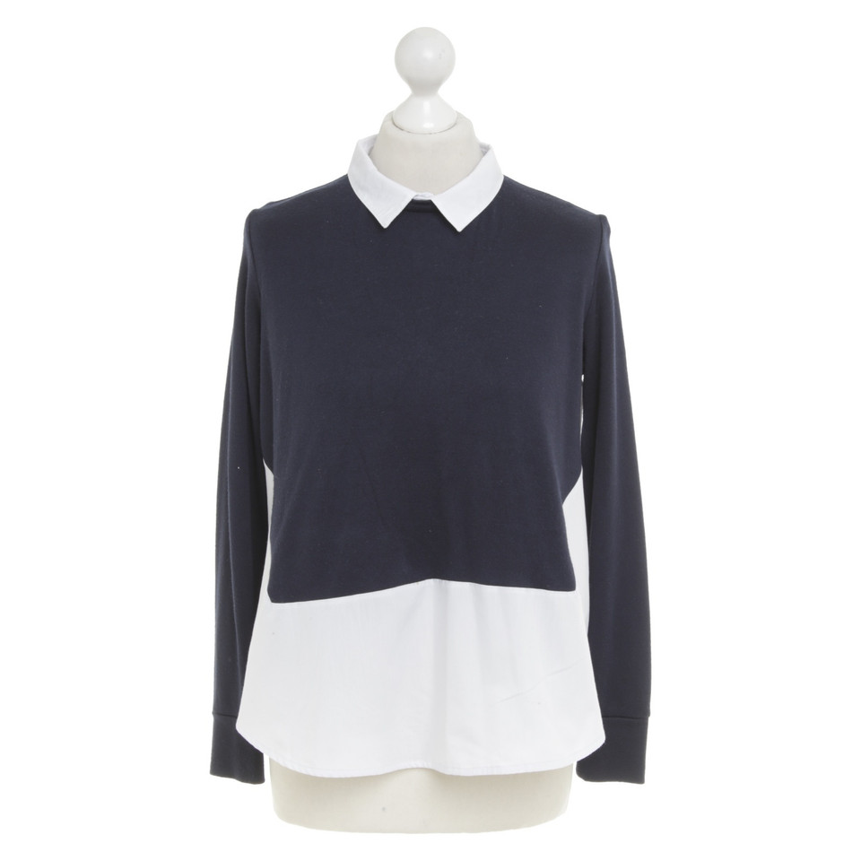 French Connection top with collar