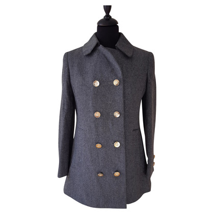 Aquascutum Jacket/Coat Wool in Grey