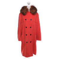 Marc Cain Coat met vos bontkraag