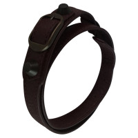 Balenciaga Armreif/Armband aus Leder in Braun