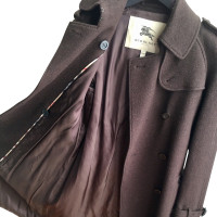 Burberry Manteau en brun