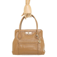 Dkny Handbag Leather in Beige